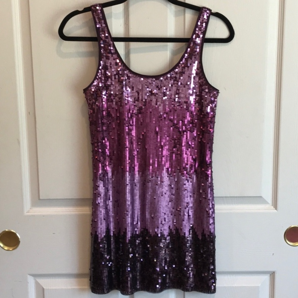 Purple Sequin Dress 😍 size XS